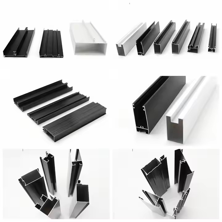 Premium Aluminum Window & Door Frame Profiles in Custom Colors