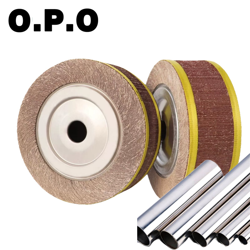 300mm Diameter Flap Wheel Emery Wheel for Polishing Stainless Steel Pipes