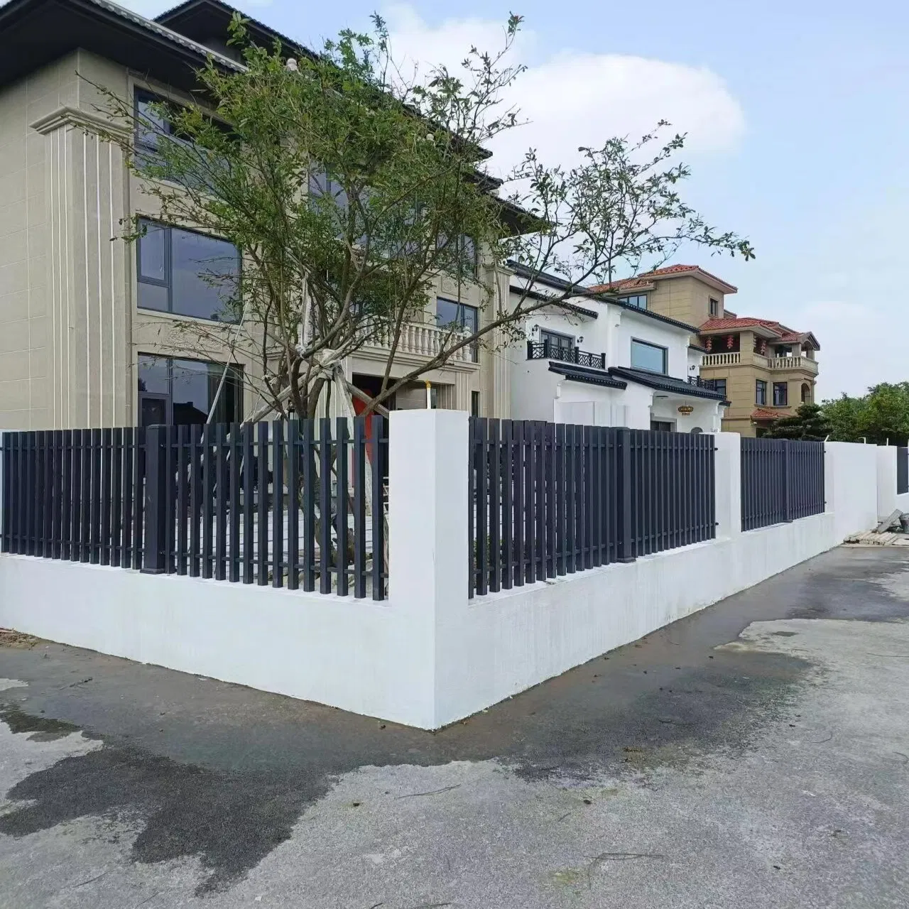 16. Easy Install Outdoor Metal Aluminum Aluminium Post Garden Outdoor Security Fence Stair Staircase Railing