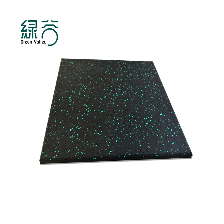 Factory Customized Anti Vibration Shock Absorber EPDM Speckles Rubber Mats Flooring for Gym/Ice Rinks/Home Use/Shooting Range