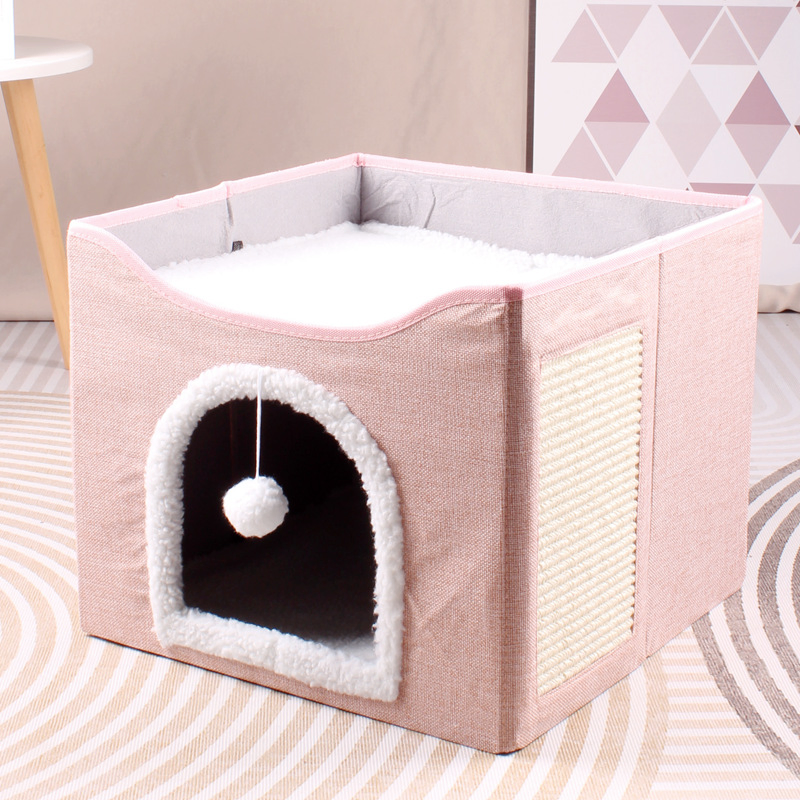 Luxurious Portable Foldable Pet Nest Ideal for Home and Travel