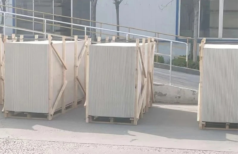 6mm 12mm Thermal Insulation Fire Resistant Waterproof Decoration Material Prefabricated Building Cellulose Felt Siding Slab Plate Panel Sheet Cement Fiber Board