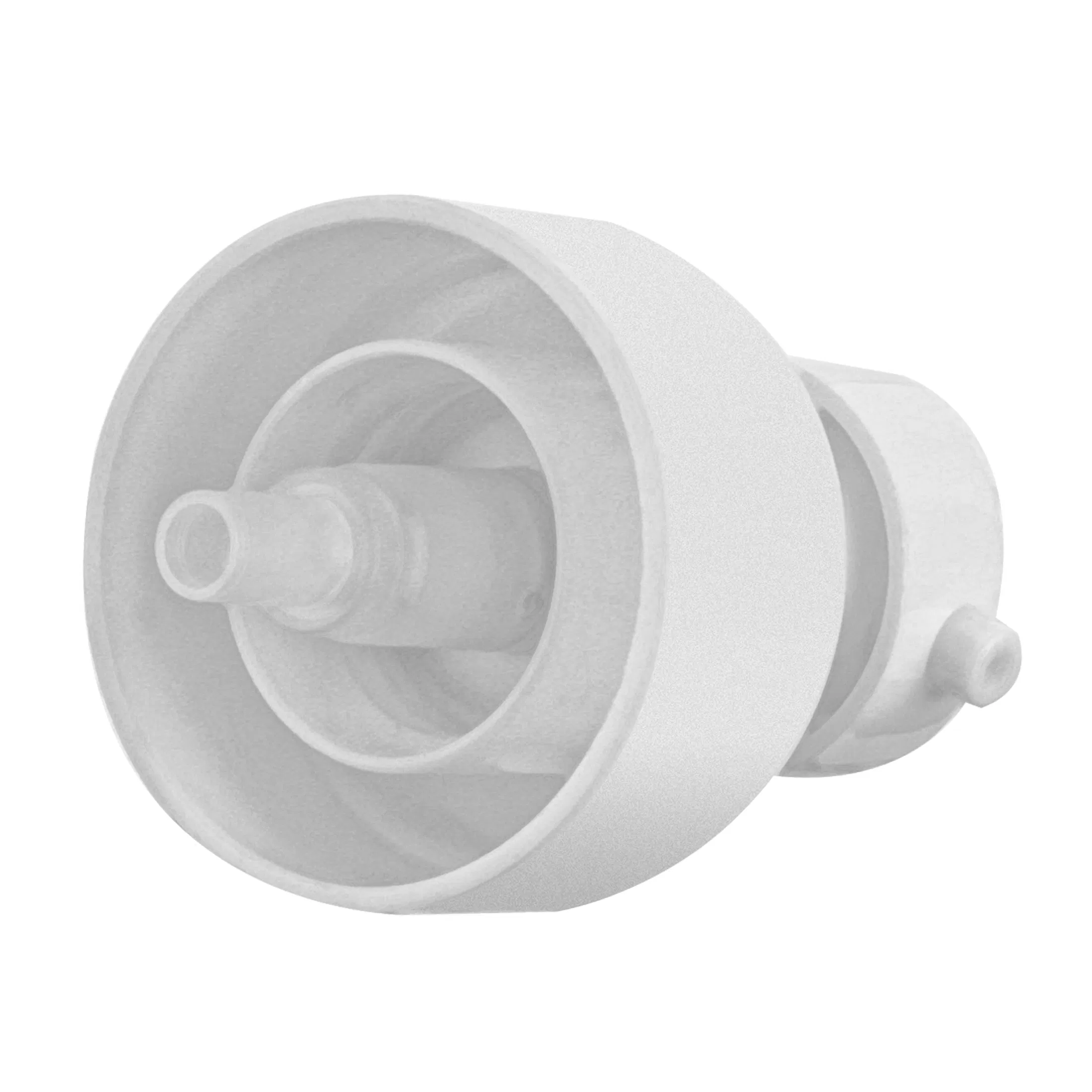 18/410 Cream Tube Pump Double Wall Lotion Pump with Half Cap