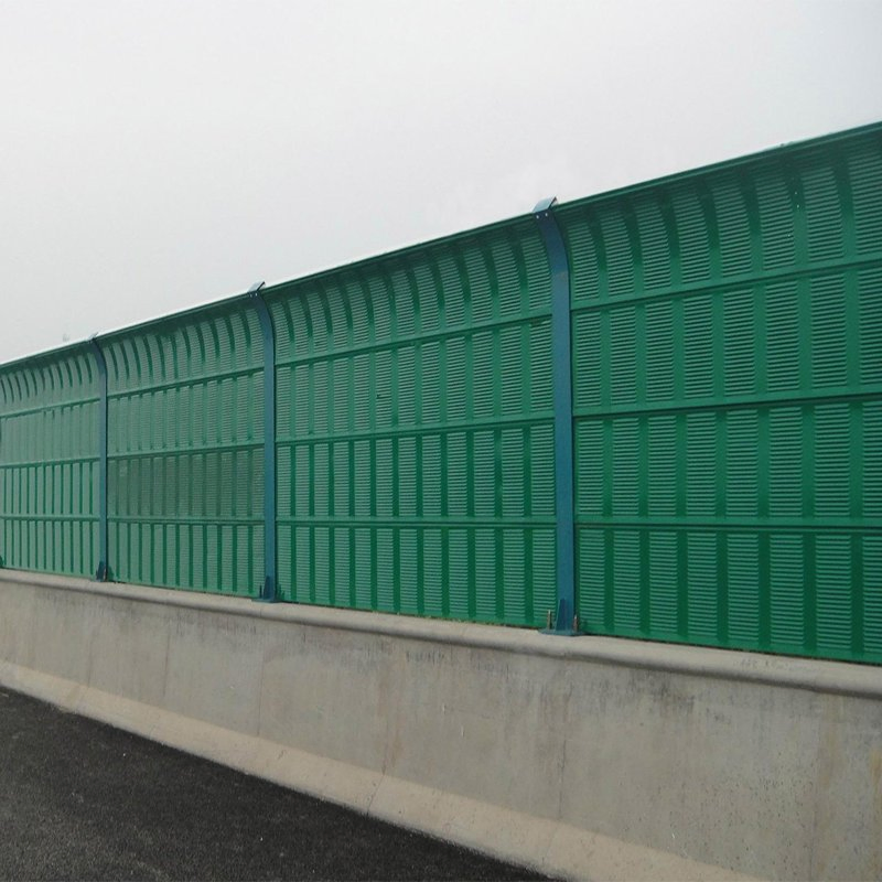 Supply of Metal Sound Barriers for Noise Pollution Protection Along Railway Lines