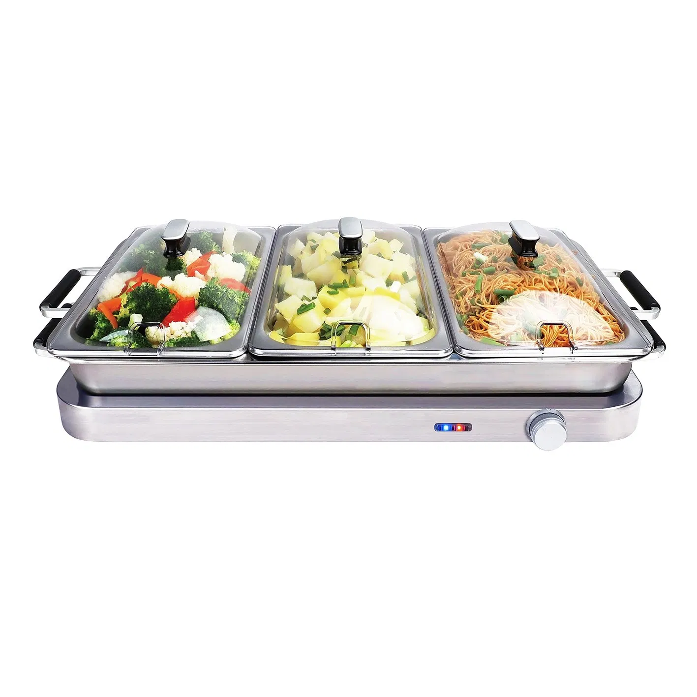 Deluxe Stainless Steel Buffet Warmer for Parties and Gatherings