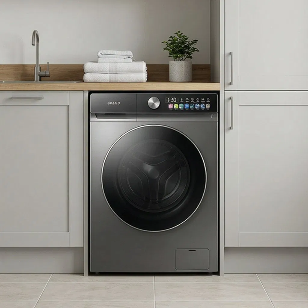 Energy-Efficient 10kg Premium Smart Washing Machine for Home Use