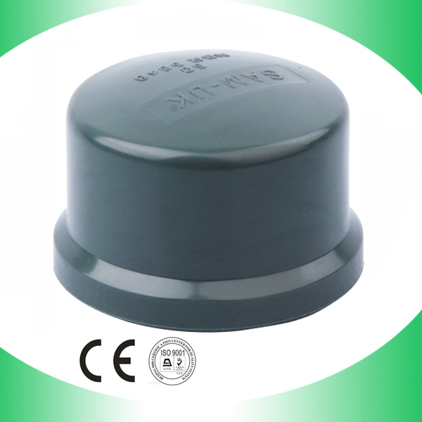 PVC Pipe and Fittings Plastic End Cap