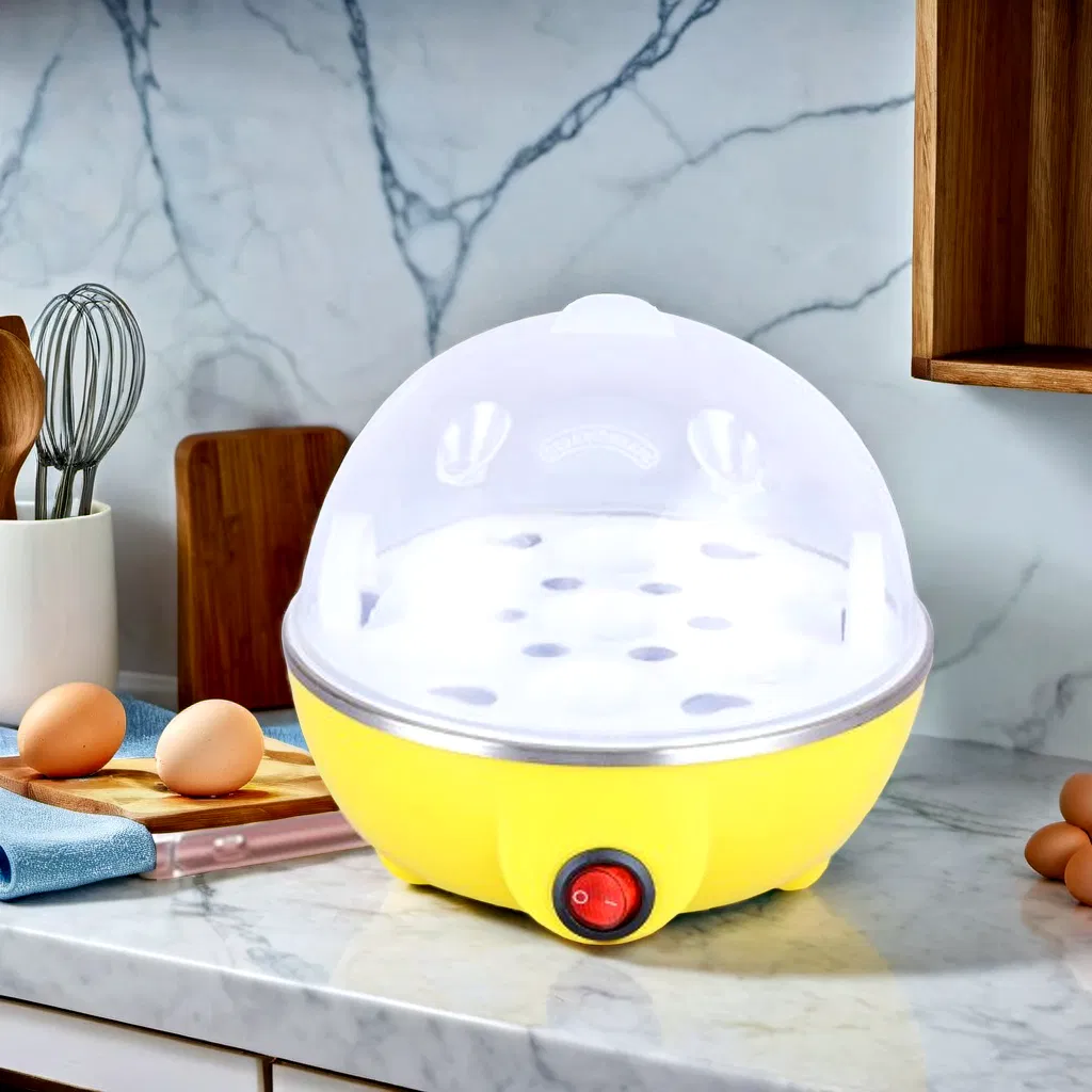 Compact Automatic Egg Cooker: Versatile Steamer for Quick Cooking