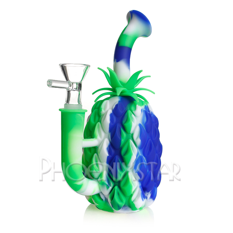 Phoenix Star Wholesale Silicone Pipe Pocket Hand Pipe Mixed Colors Sweet Puff Hookah Puffco Smoking Product Smoking Pipe