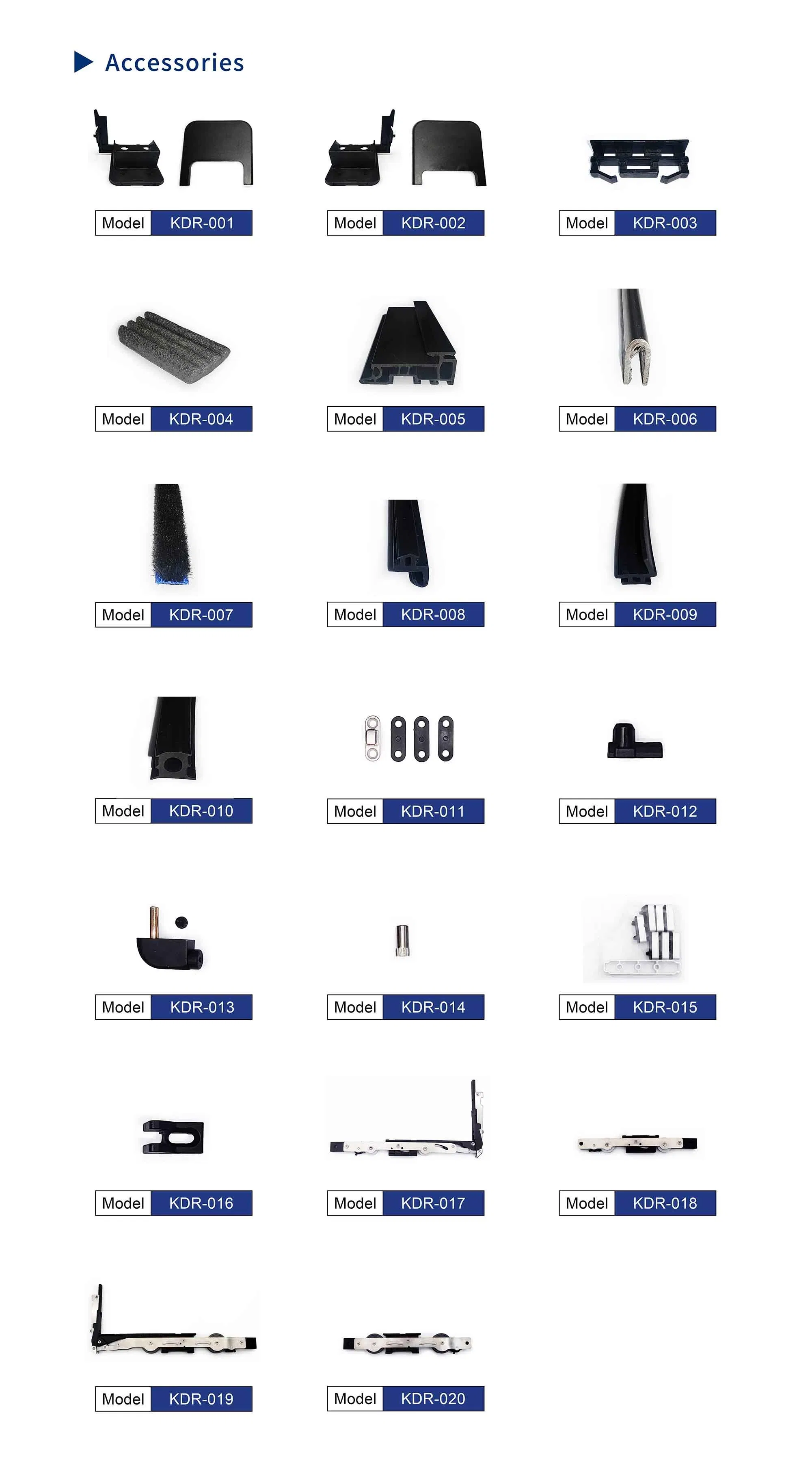 Smooth Operation Diversified ODM/OEM Custom Aluminum Sliding Door for Bedroom