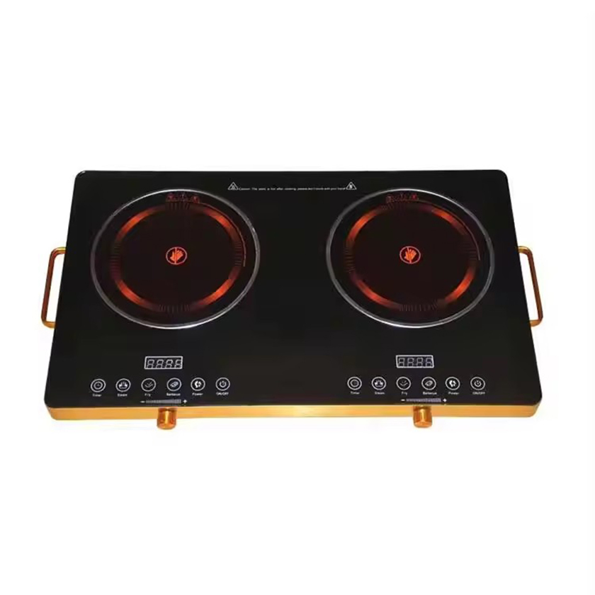 3500W Electric Double Stove Induction Cooker 2 Burner Plates Gas Stove and Electric Infrared Cooktop