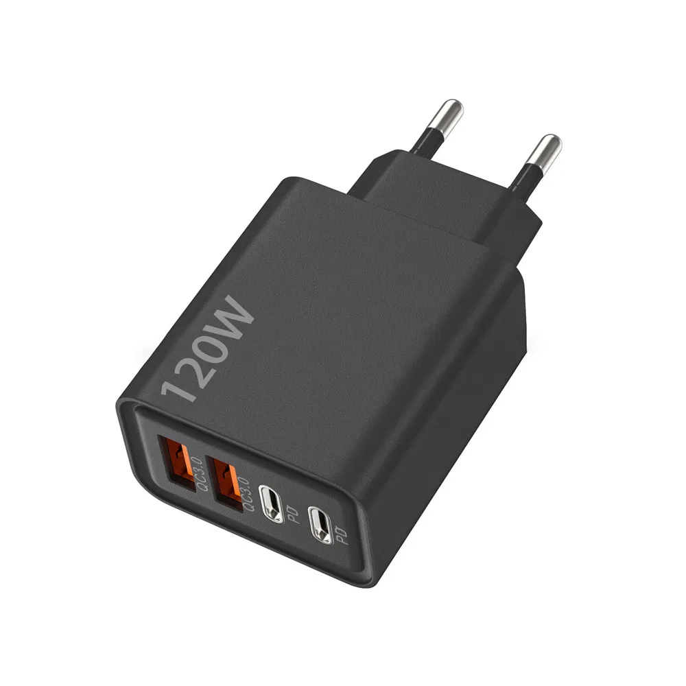 Зарядное устройство 120W с двумя USB-C PD и QC3.0