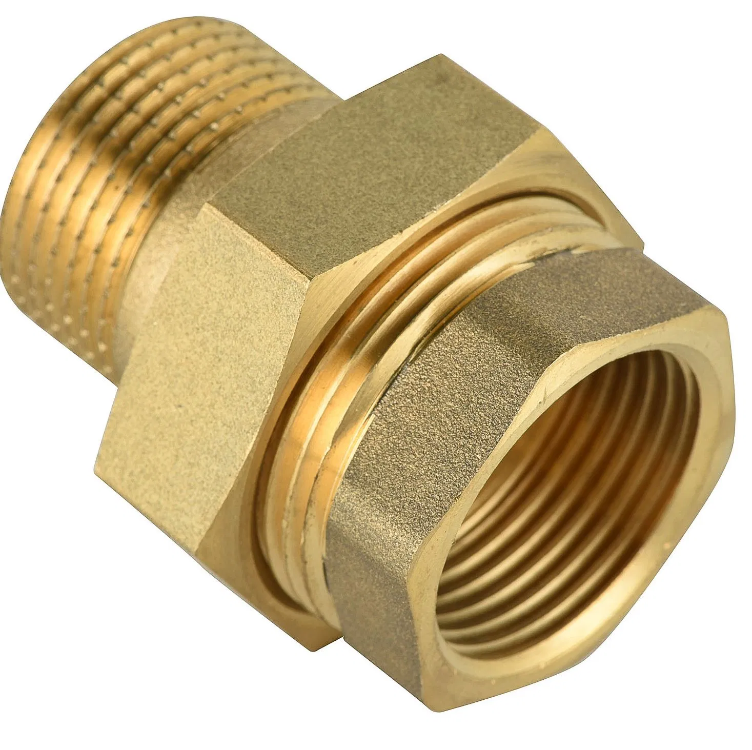 1/2" Brass Pipe Fittings Straight Union O-Ring Sealed Thread with Bsp Thread
