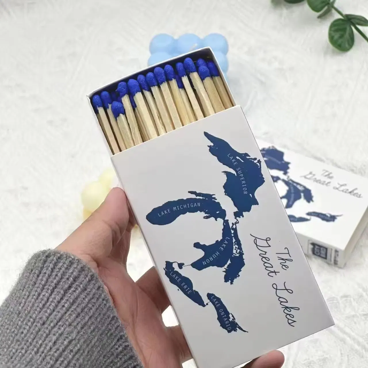 Custom Match Box Factory Wholesale Price with Luxury Box Long Wooden Stick Matches