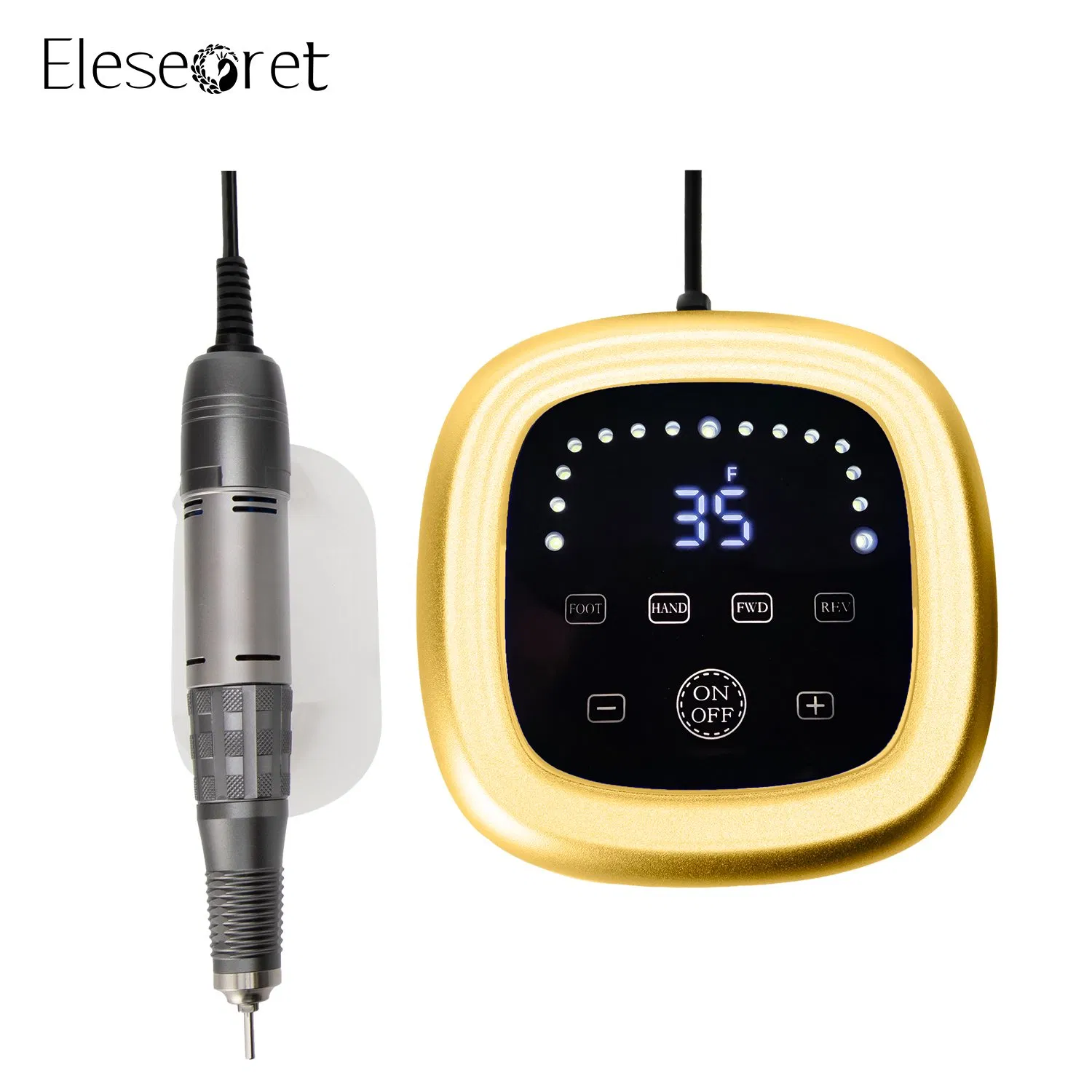 New Products Manicure Machine Polisher Tools Low Noise Portable Powerful Gel Remover Desktop Nail Drill E File Salon-Grade