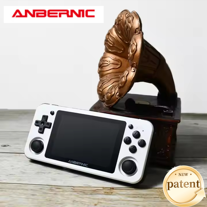 Anbernic Rg351p 3.5 Inch Screen HD 64G 10000 Games Linux Dual 3D Stereo Remote Control 3500mAh WiFi Mini Portable Video Handheld Game Console