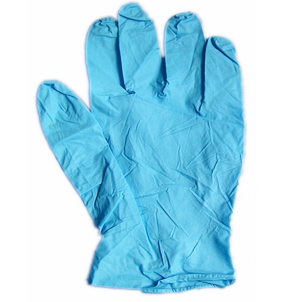 Protective White Black Blue Disposable Nitrile Examination Gloves