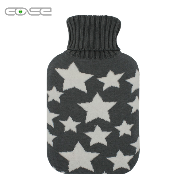 Extra Large 2 Litre Natural Rubber Hot Water Bottle for Ultimate Comfort