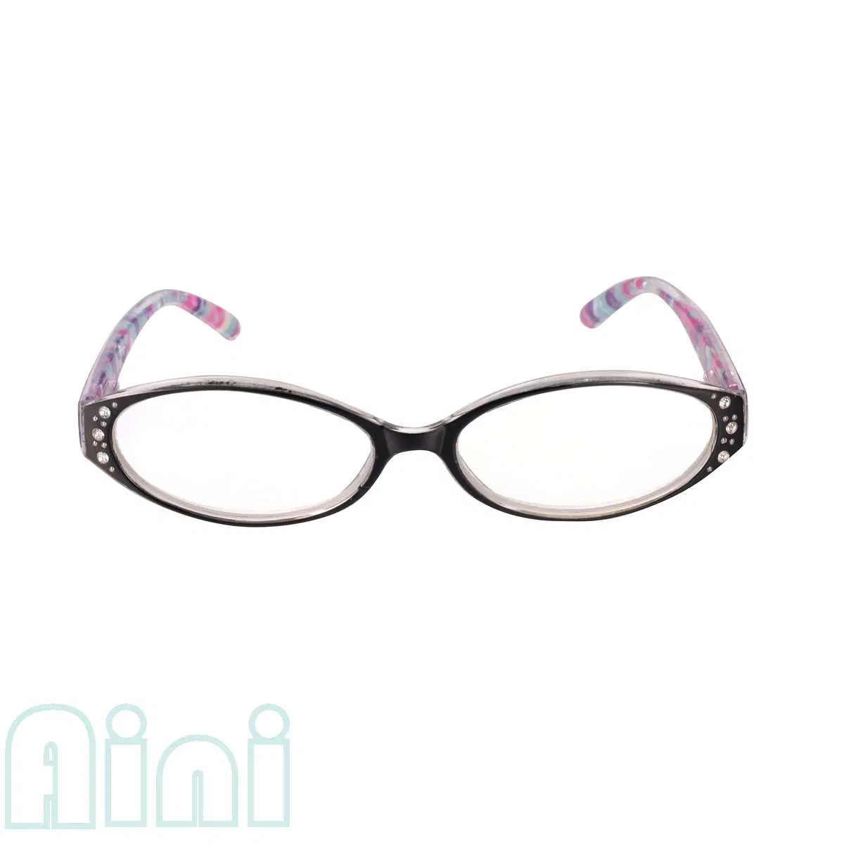 Reading Glasses with a Diamond Frame