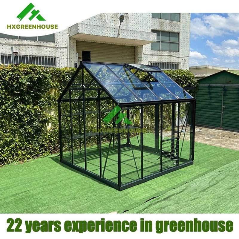 Commercial Hydroponics Sunroom Glass Greenhouse Ventilation