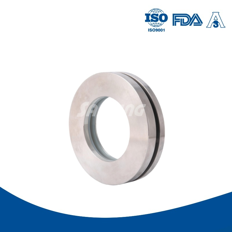 OEM 304/316L Accessory DN25 Jackedted Water Flow Indicator Tank Sight Glass for Pipe