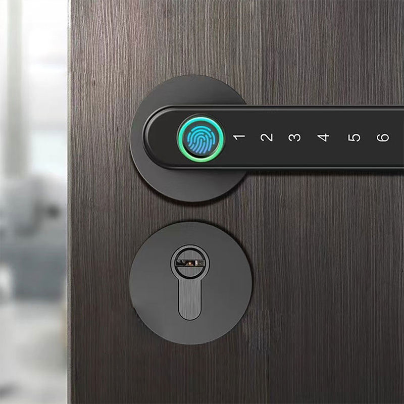 Touchscreen Keypad Smart Door Lock with Backlit Keys for Easy Operation in Low Light Conditions