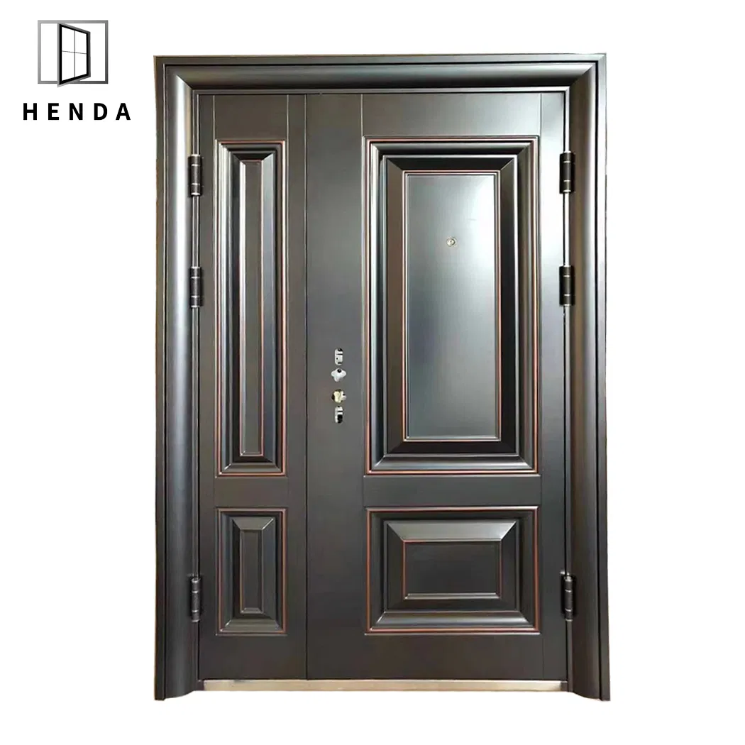 Africa Armored Steel Wooden Medium Africa Steel Wooden Door Armored Steel Security Doors