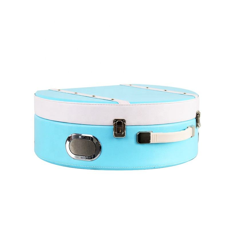 Портативный виниловый проигрыватель с Bluetooth, ретро-дизайн