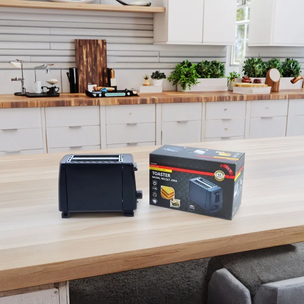 Household Electric Sandwich Toaster Automatic Pop-up Kitchen Appliance for Toasting Bread and Sandwiches