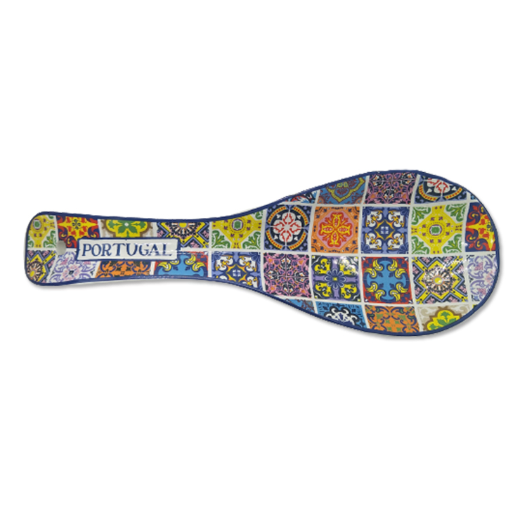Custom Personalised Ceramic Spoon Tourist Souvenir Portugal Rooster Spoon Rest Holder