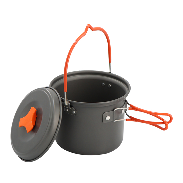 Aluminum Camping Cookware Portable Lightweight Cooking Equipment