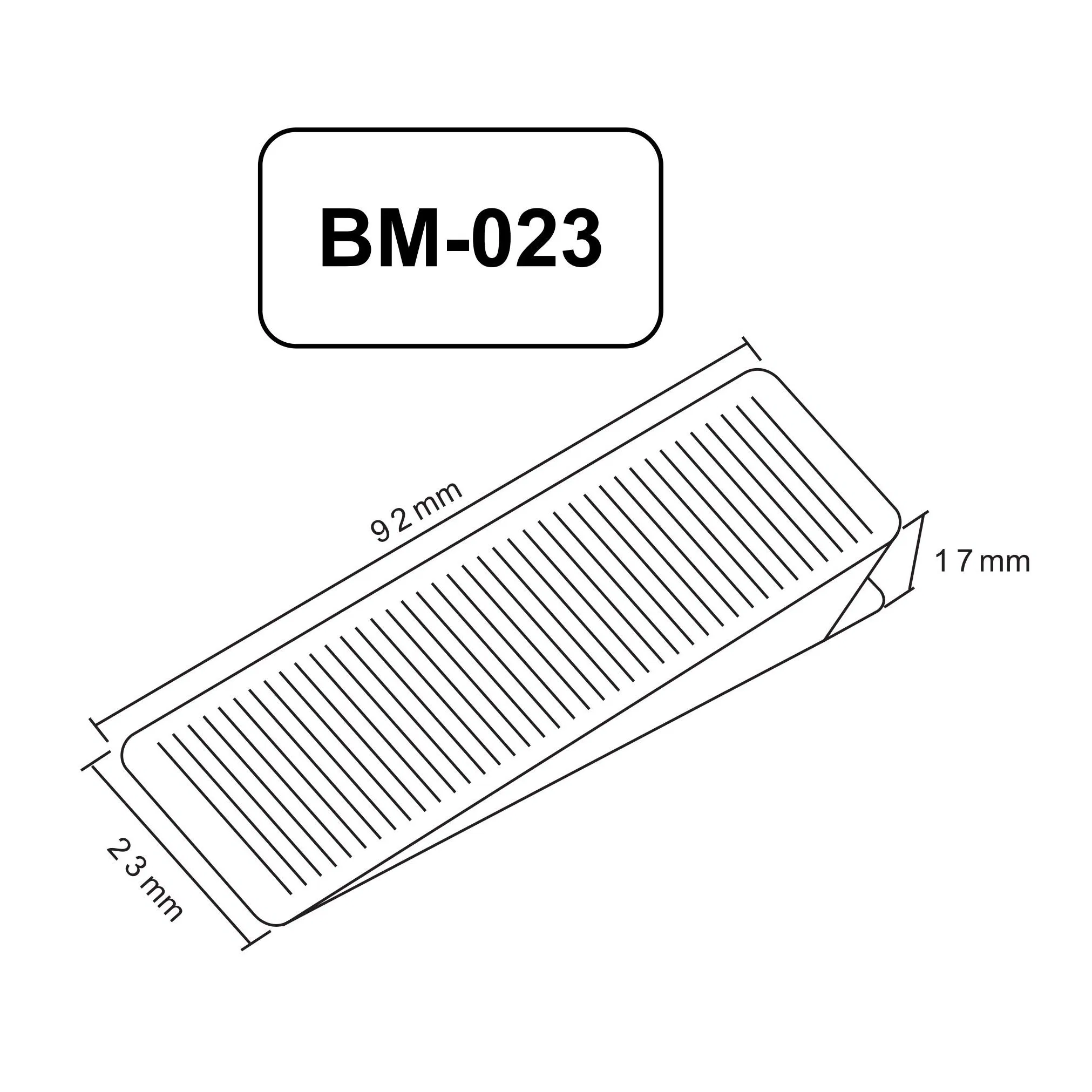 Hot Sale Tile Leveling Wedges Adaptable to Various Tile Spacer 4.7g
