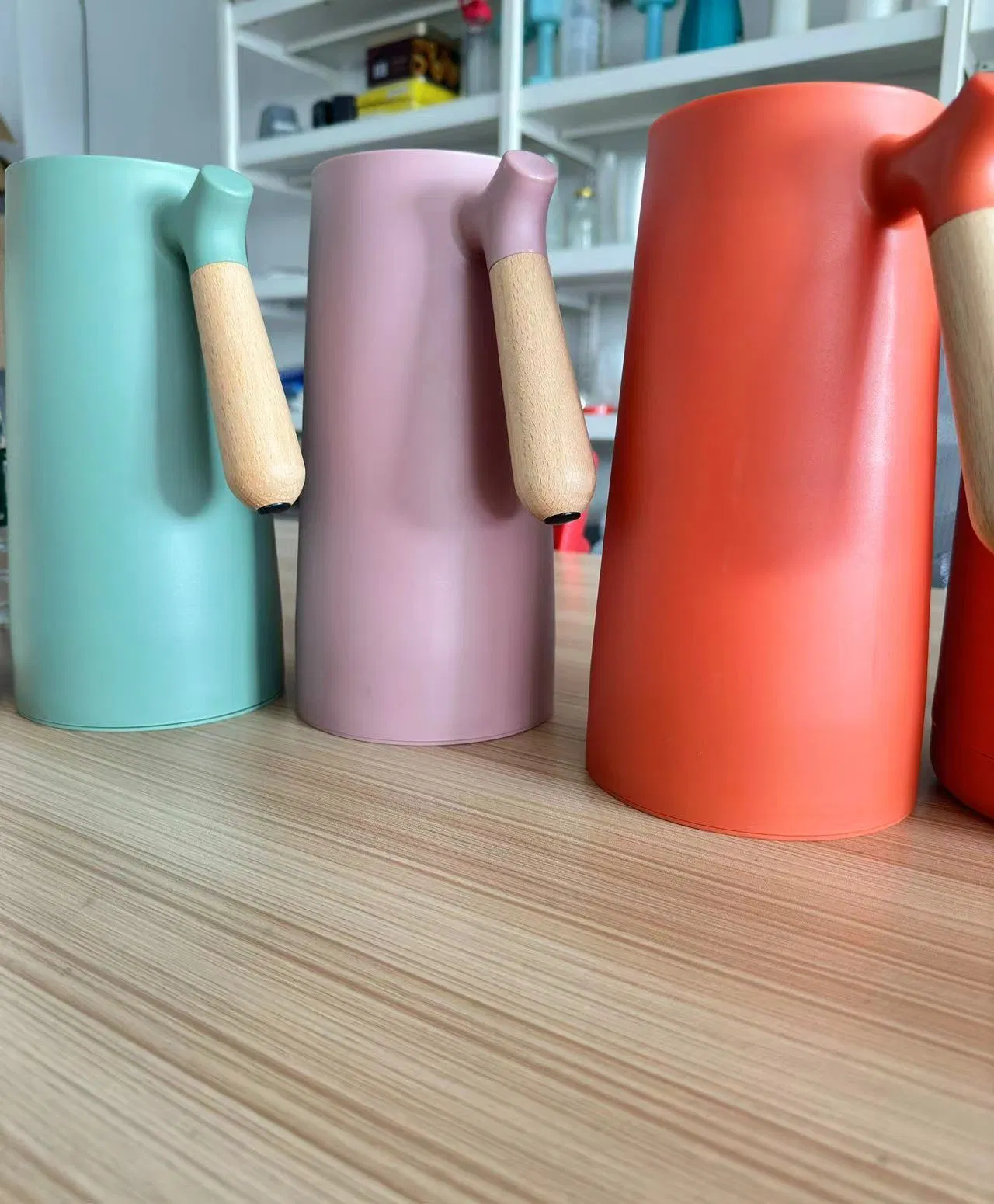 1L Stainless Steel Plastic Stainess steel Coffee Pot, Vacuum Flask, Vacuum Thermos