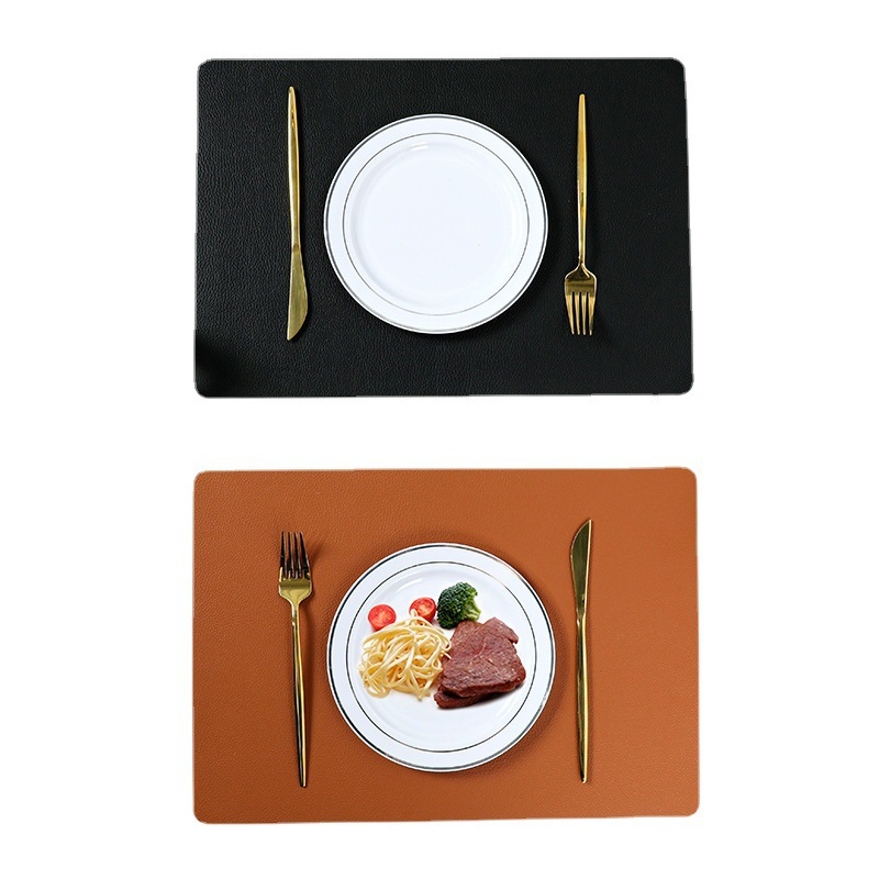 Factory Direct Wholesale in Stock Waterproof PVC Dining Table Mat Placemats for Kitchen