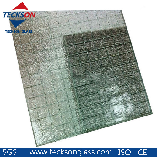 Clear / Bronze / Grey Safety Wire Glass Patterned Manufacturers Price