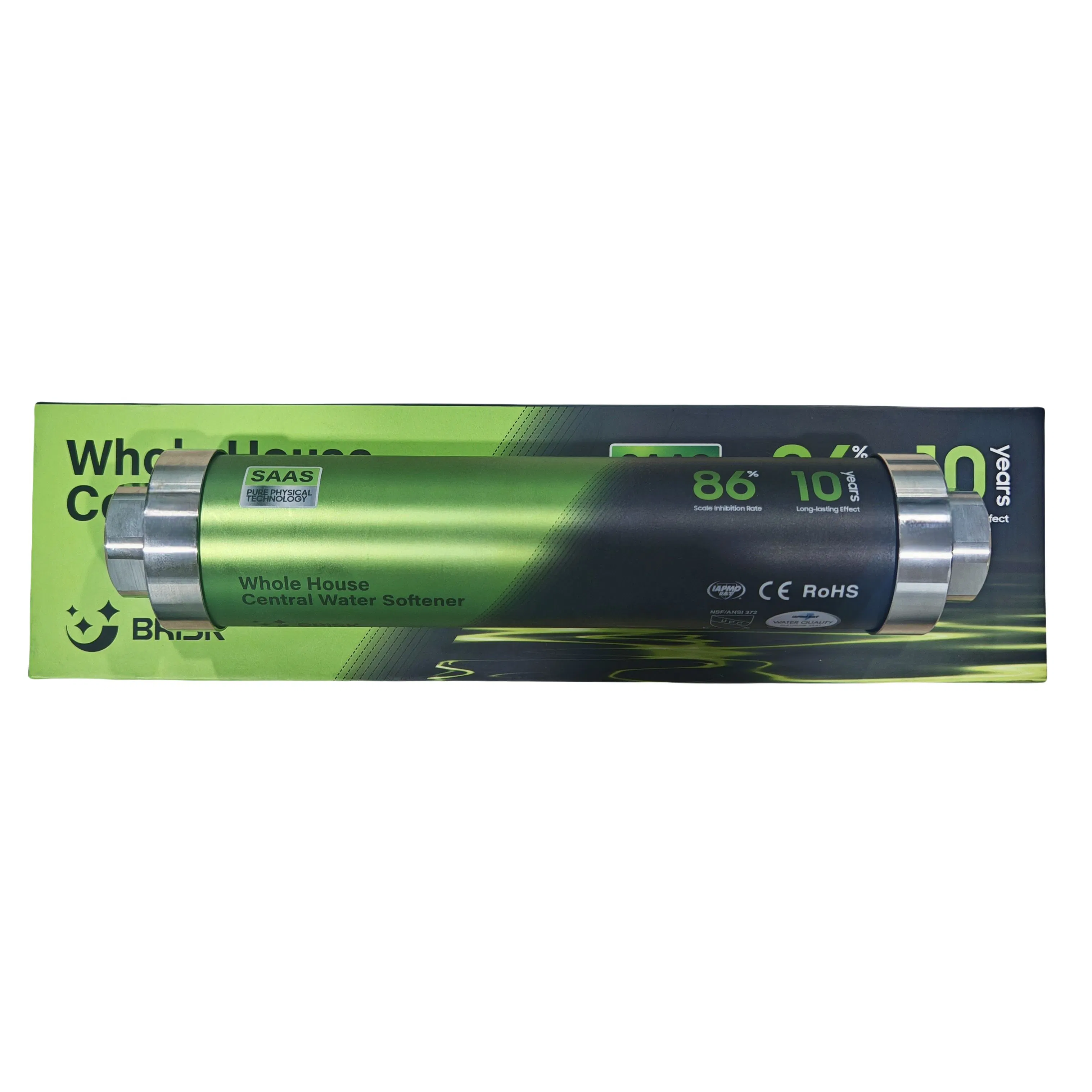 Household Anti Limescale Water Filter 316L Stainless Steel Shell