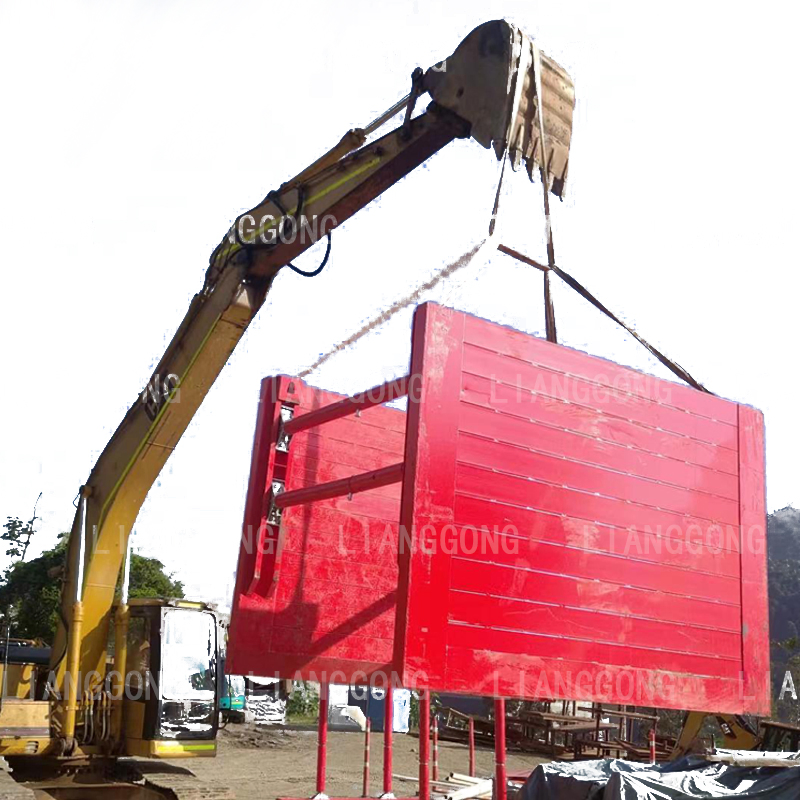 China Manufacturer Customized Steel Trench Box for Supporting Trench Shields Trench Shoring