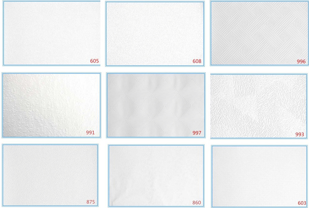 Gypsum Ceiling Lamination PVC Film (white)