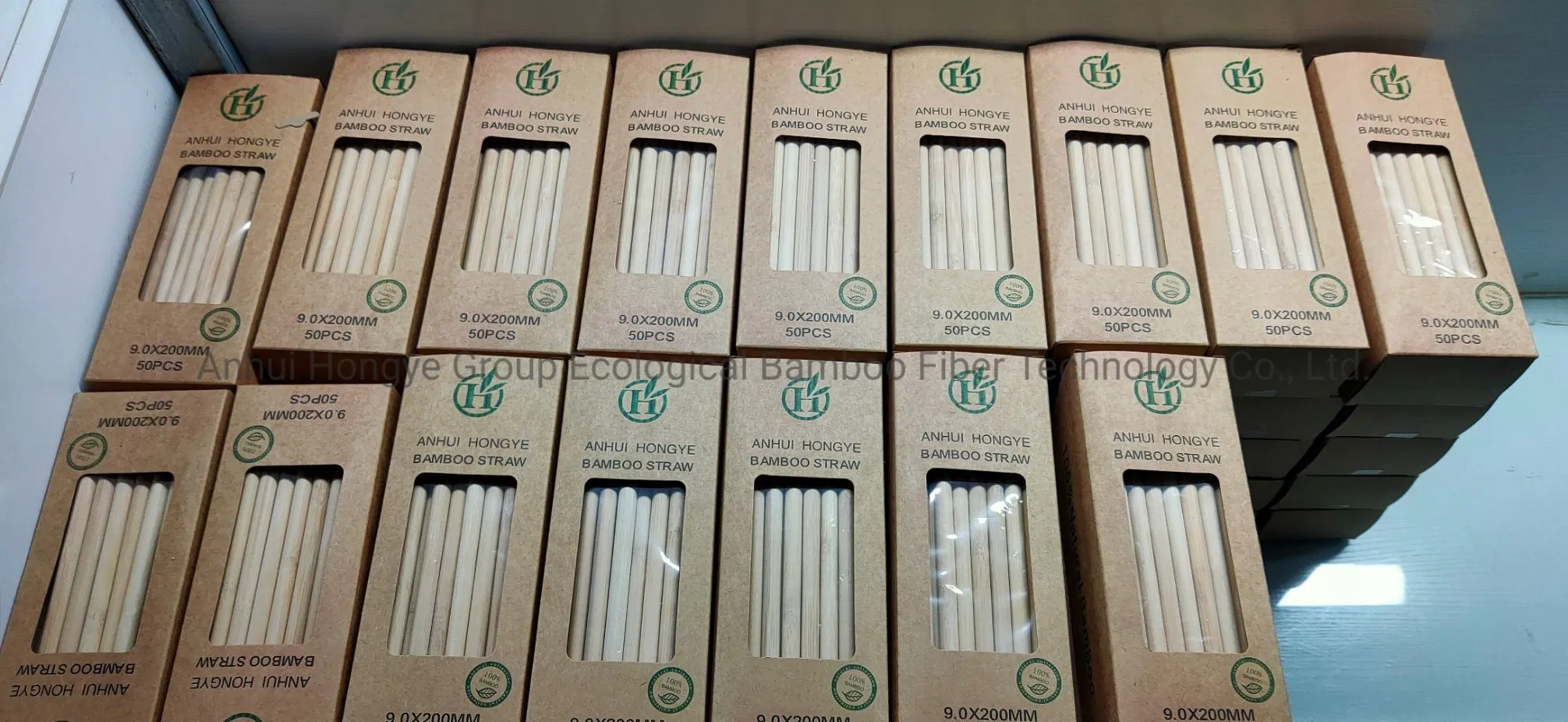Eco-Friendly Bamboo Straw Paper Wrapped 7.0mm