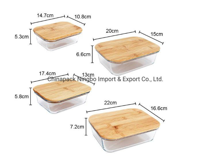 Super Large Glass Food Storage Cassette Sealing Cover
