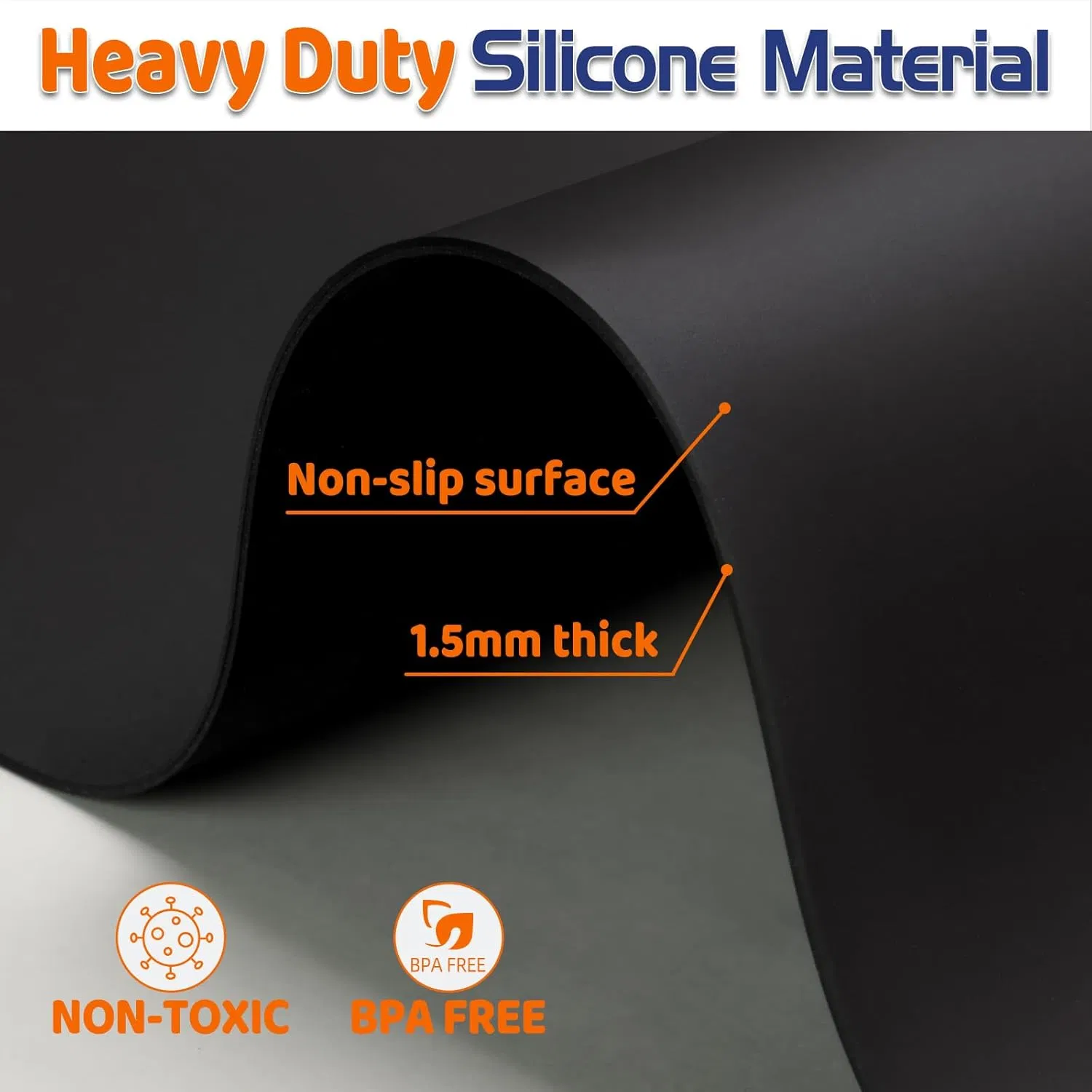 Силиконовый коврик для сушки посуды, термостойкий