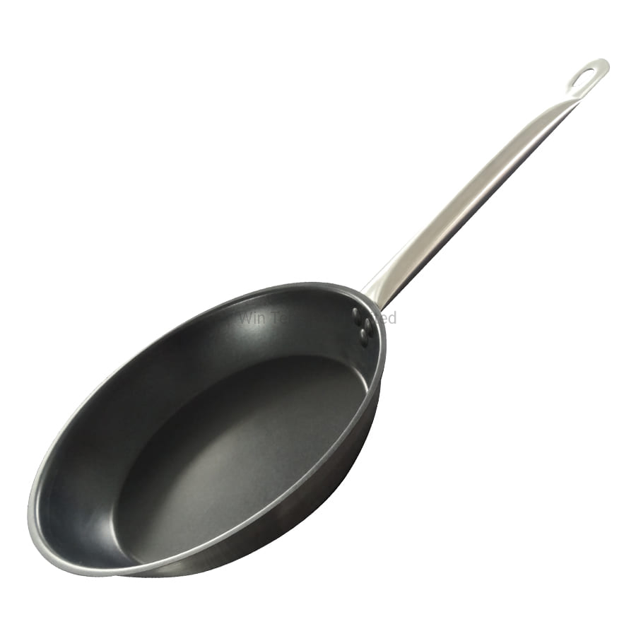 Heat Conduction Combine Sandwich Bottom Frying Pan with Non-Stick Coating