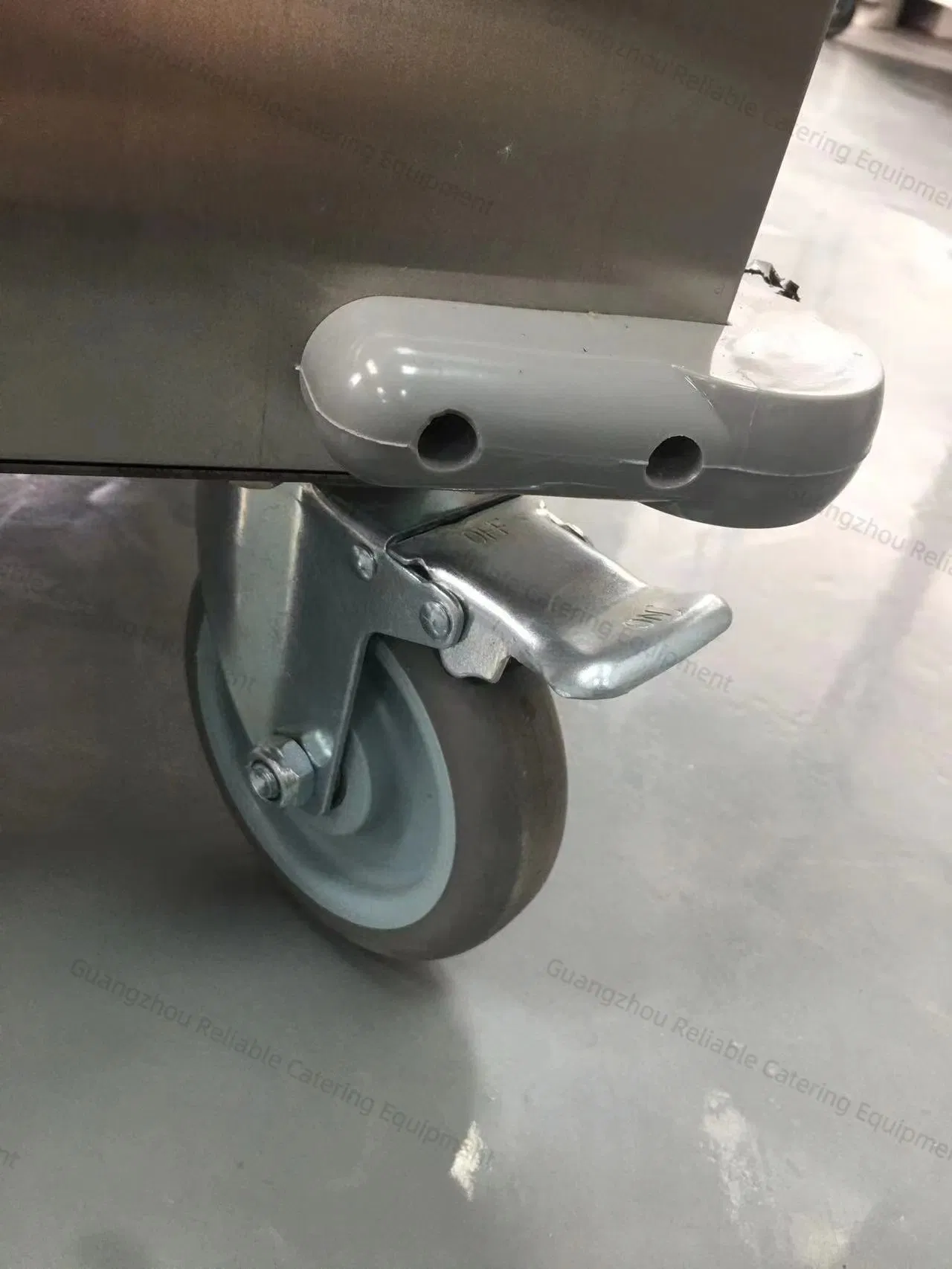 5-Shelf Mobile Food Warmer Cart – Stainless Steel Commercial/Hospital Warming Cabinet with Wheels for Kitchen & Catering