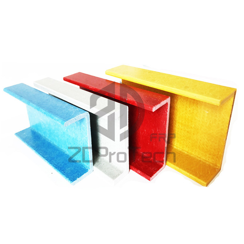 Holiday Special Offers FRP U Channel Profile FRP GRP Channel for Stairs Ladder Fiberglass Reinforced Plastic Channel