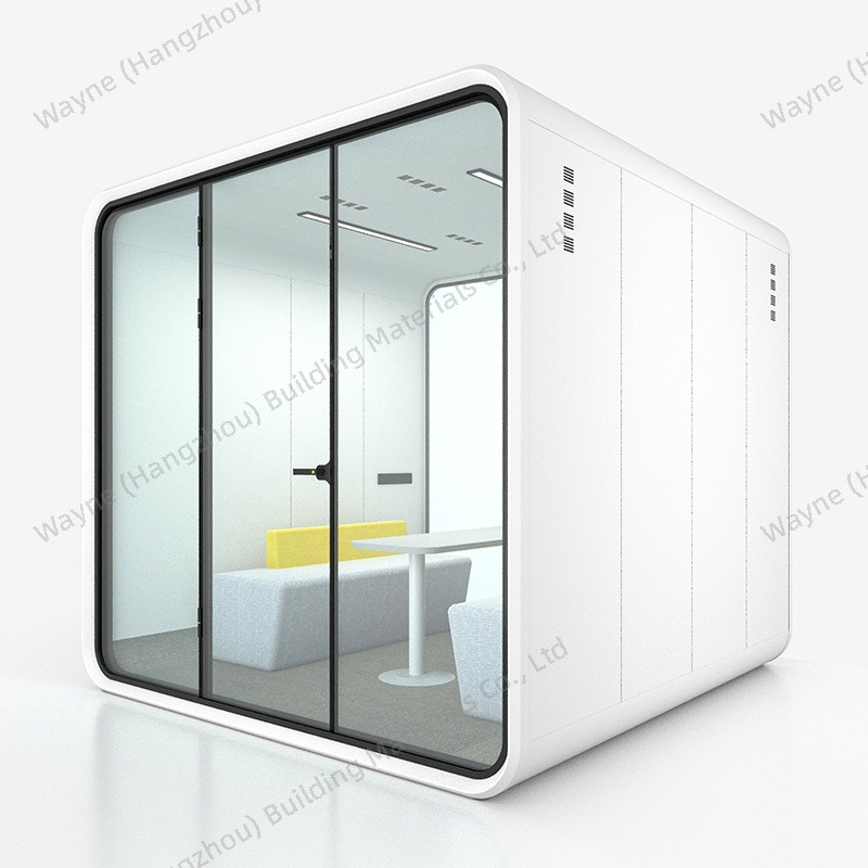 China Office Pod Factory 4 Persons Office Booth for Singapore