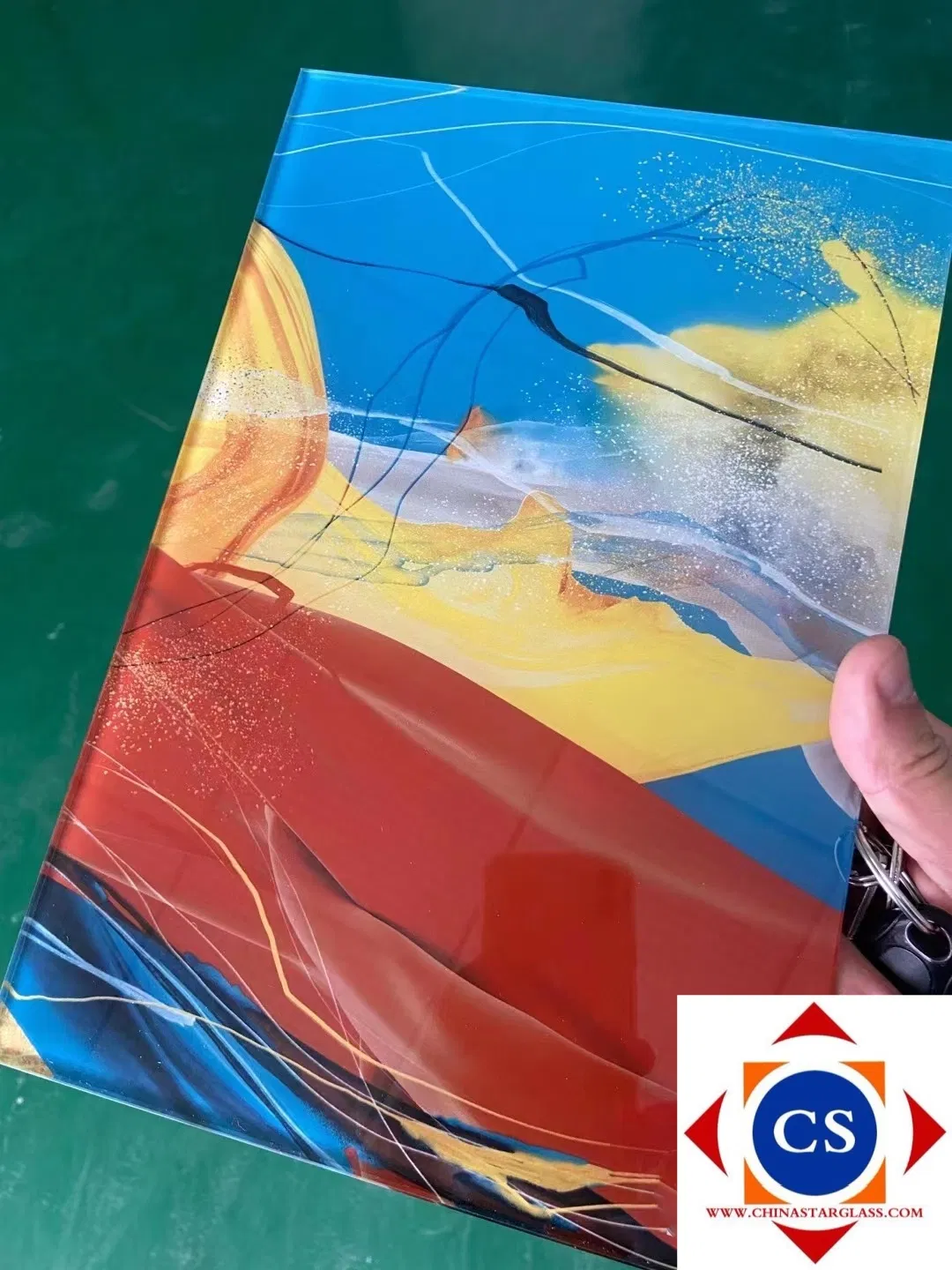 10mm Digital Printed Glass Decorative Glass for Decoration/Building