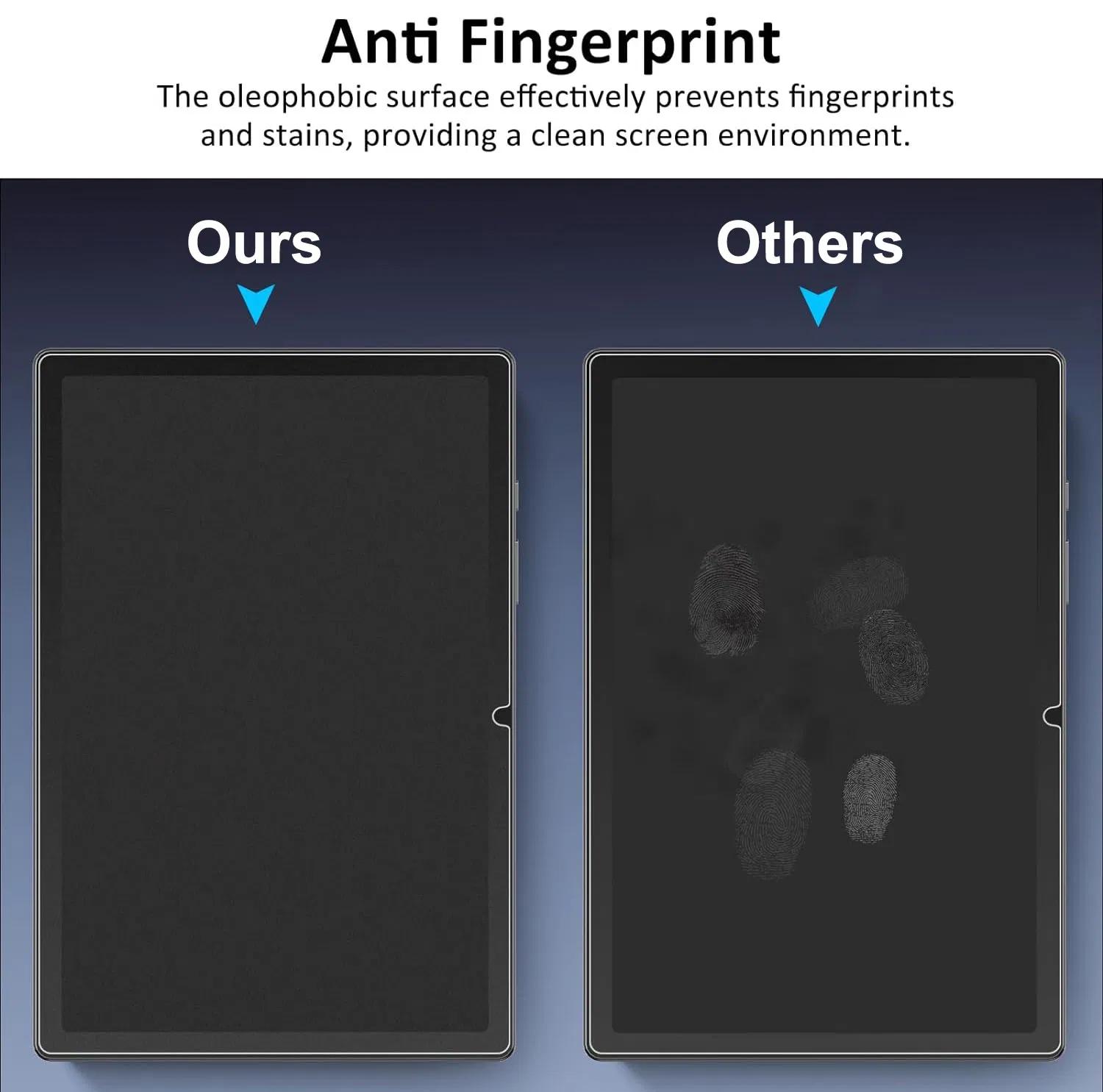 9h Hardness High Definition Tablet Tempered Glass Screen Protector for Samsung Galaxy Tab S10 Fe with Case Friendly Design