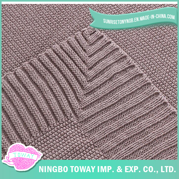 China Outdoor Kids Cotton Knitting Travel Winter Heated Blanket