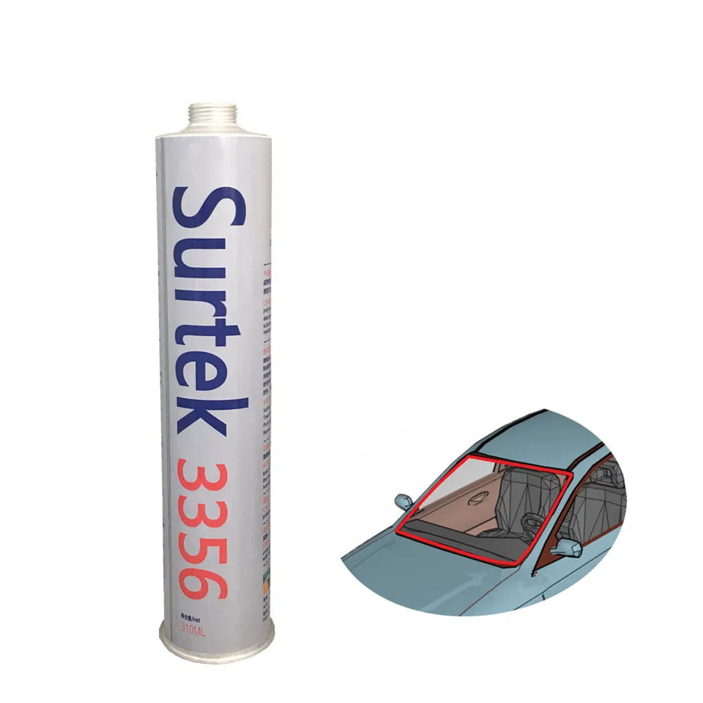 Automotive Windscreen Fireproof Silicone Weather Sealant Polyurethane Adhesive (Surtek 3356)