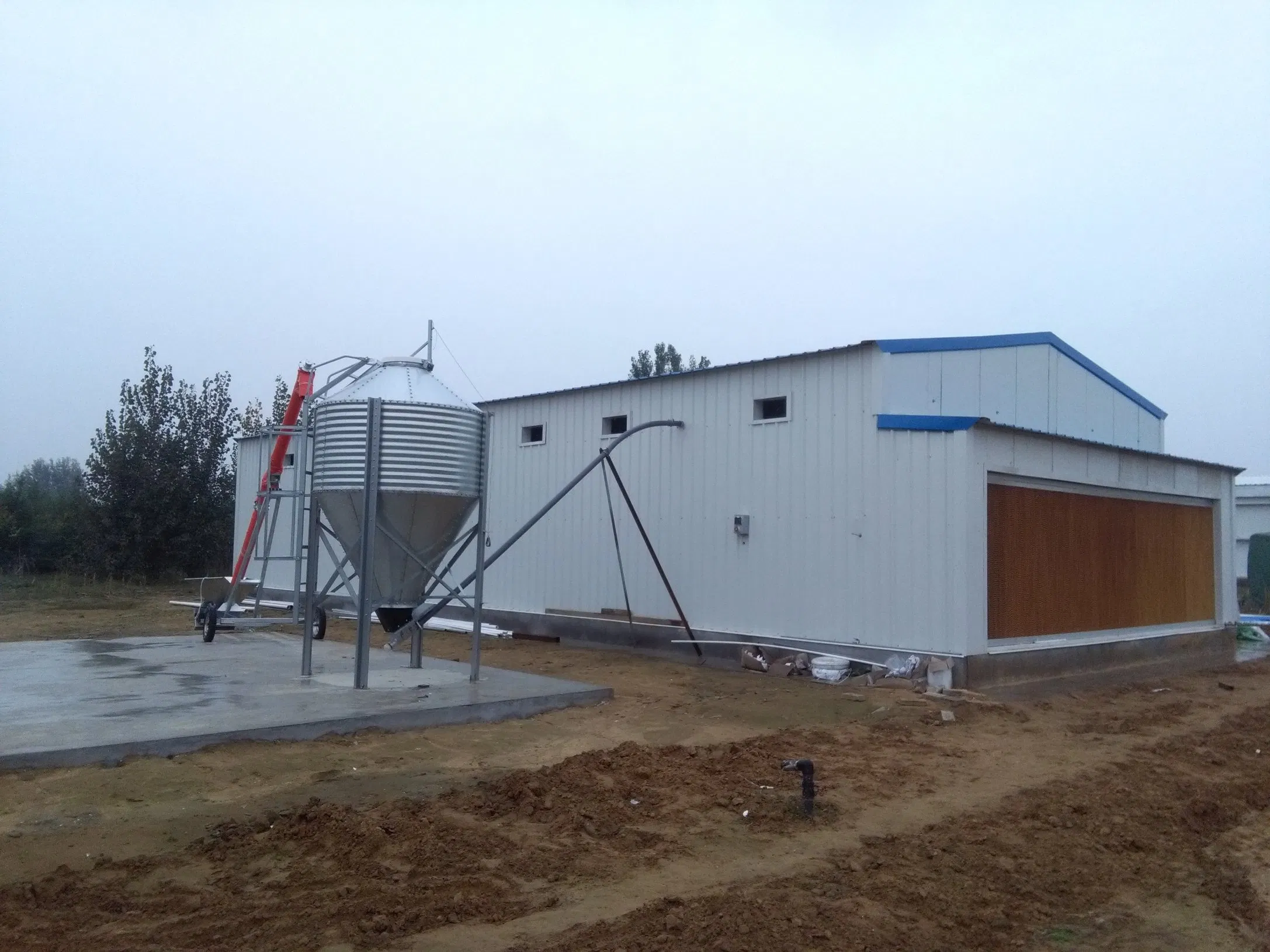 Best Large Chicken Coop Prefab Farm Buildings Poultry Equipment Chicken House Construction for Sale